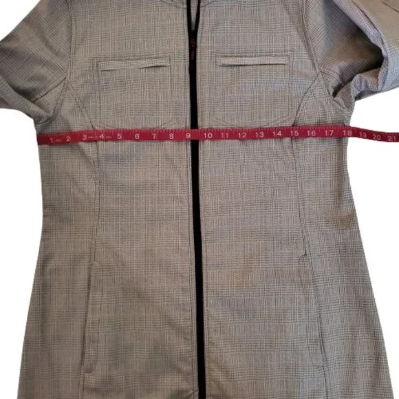 Mondetta Women's Full Zip Front Fleece Lined Plaid Coat Bonded Jacket Sz Medium - Picture 16 of 16